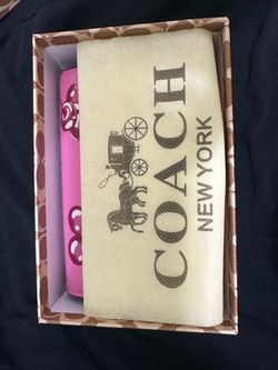 Coach cherry pink bag