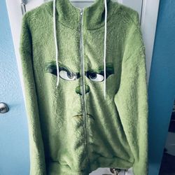 Grinch fluffy Hoodie M