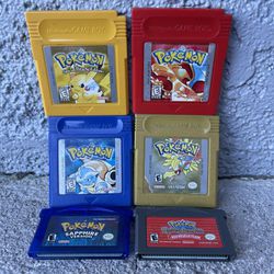 Nintendo Gameboys PokemonGames 