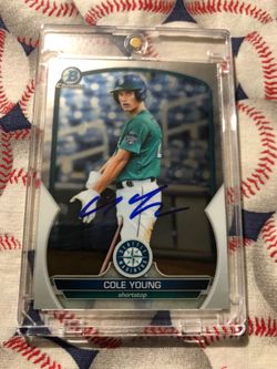 Cole Young Rookie Card Auto IP