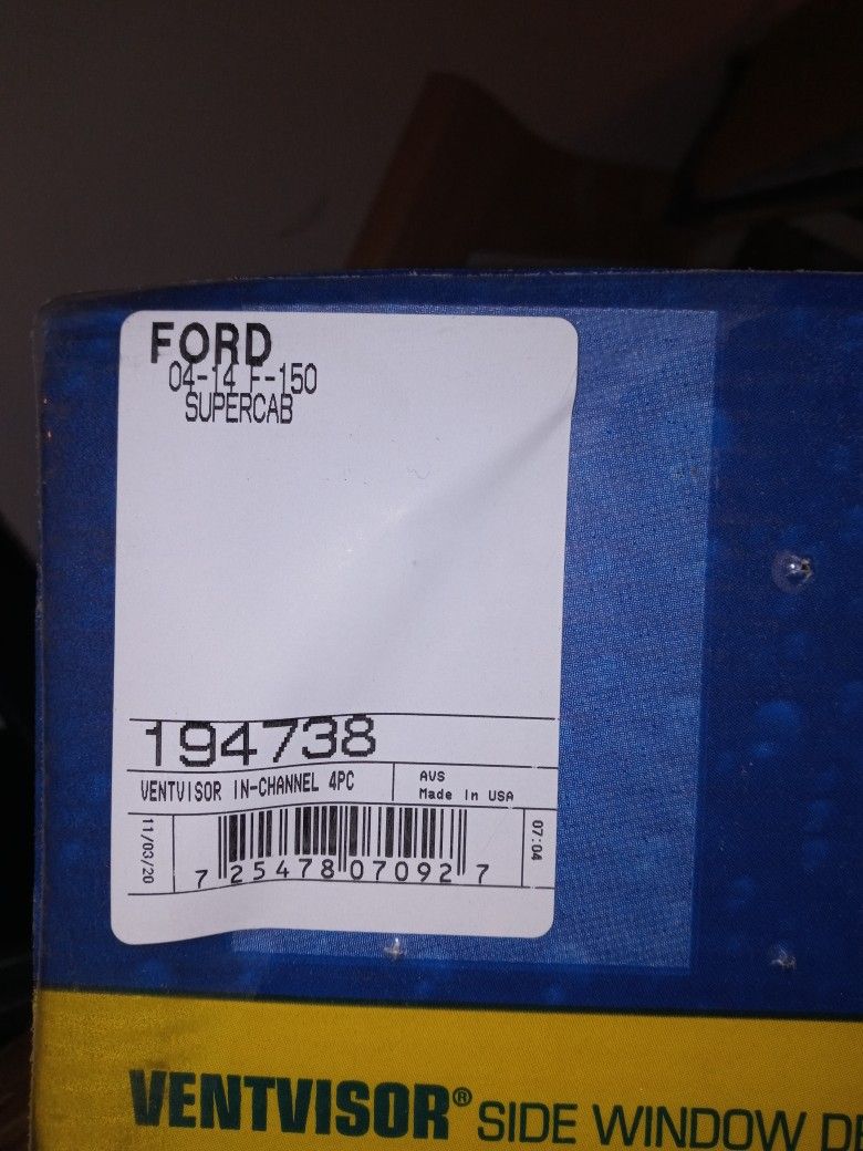 Aito Visors 2004-2014 Ford F150 Super Cab