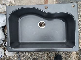 FRANKE Fragranite 33" Kitchen Sink - Graphite/Charcoal - UK Made - Rare Find