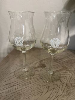 Dr. Munchie's Branded Wine Glasses Set of 2