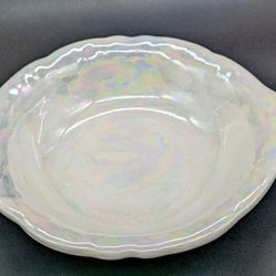 VTG  Iridescent Pearlized Lusterware Bowl EUC