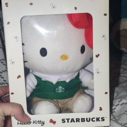 Limited Hello Kitty x Starbucks Plushie