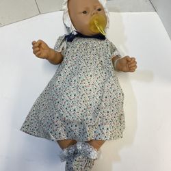 Jesmar Baby Newborn Girl Doll Anatomically Correct Realistic Reborn Spain 17"
