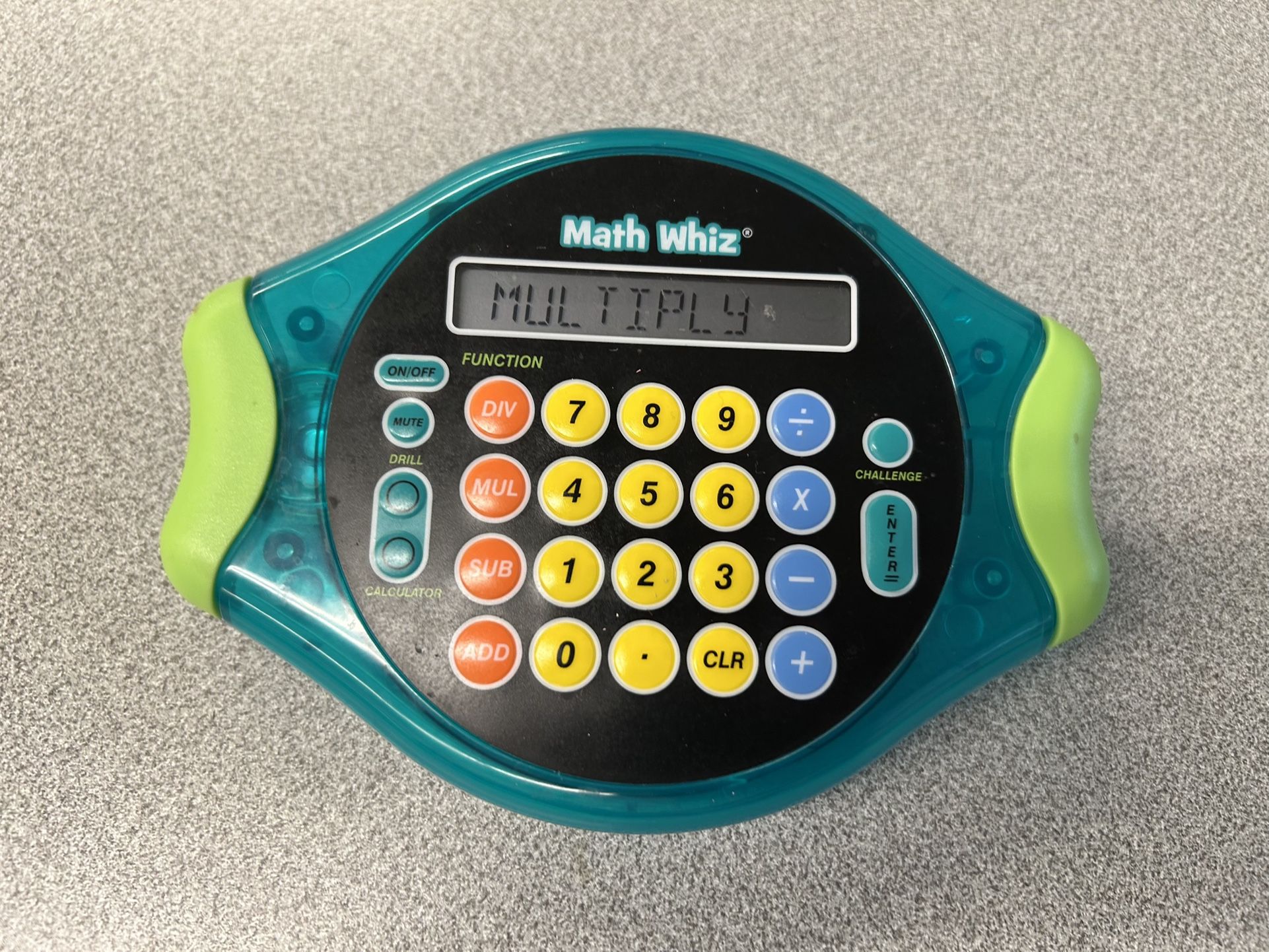 Math Whiz - Electronic Math Games, Addition, Subtraction, Division, and Multiplication Game, Handheld Games for Kids, Interactive STEM Learning Tools 