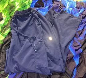 Navy Blue Scrub Pants, 2 pairs