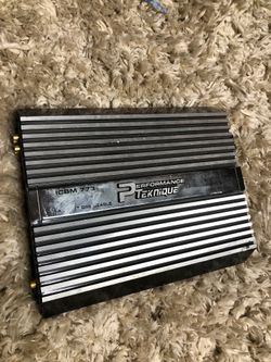 Performance teknique 4 channel amp