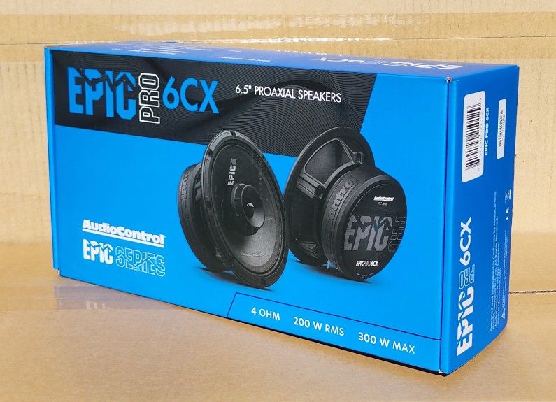 AudioControl Car Speakers EPIC Pro 6CX 6 1/2" 2-Way Coaxial Speaker System 300 Watts 🚨 Payment Options Available 🚨 No Credit Needed 🚨