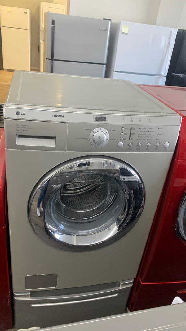 LG TROMM FRONT LOAD WASHER ON PEDESTAL for Sale in Los ...