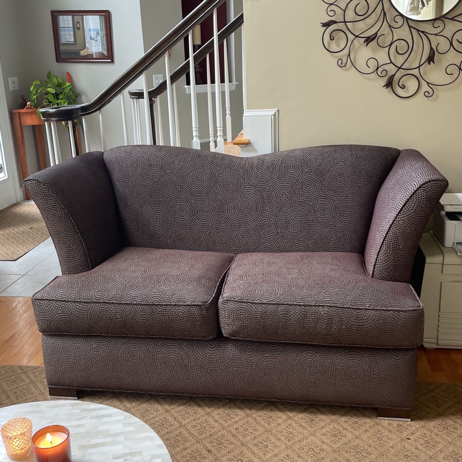 Purple Loveseat