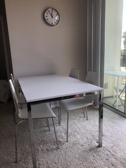 White chairs ,dinning chairs