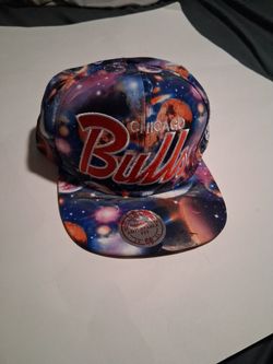 Chicago Bulls NBA Mitchell and Ness Galaxy Pattern Snapback