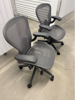 Herman Miller Aeron Remastered chairs