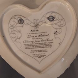 Bradford Exchange Love Is Patient Plate