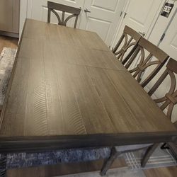 Dining Room Table With Six Chairs. $800