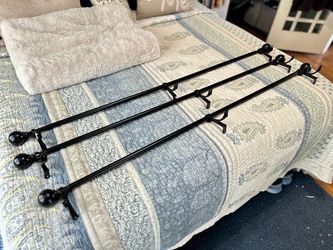 Set of 3 Pottery Barn Curtain Rods