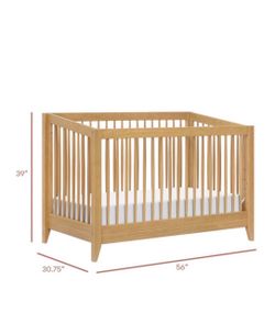 NEW 4-in-1 Convertible Baby Crib – Never Used – Moving Sale