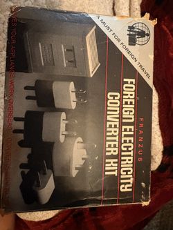 Foreign Electric Converter 