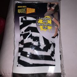 Halloween Leggings And Glovettes Set