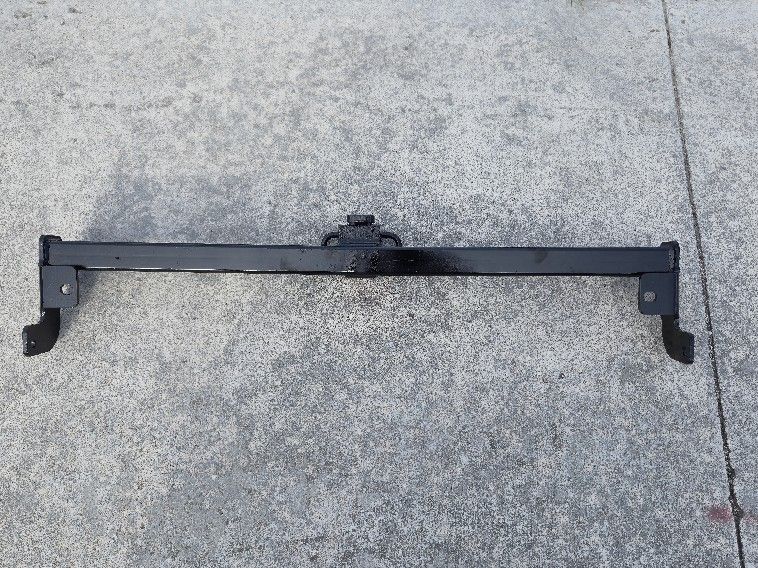 Jeep Wrangler TJ Factory Rear Bumper, Trailer Hitch Receiver And Spare Tire Carrier With Brake Light.