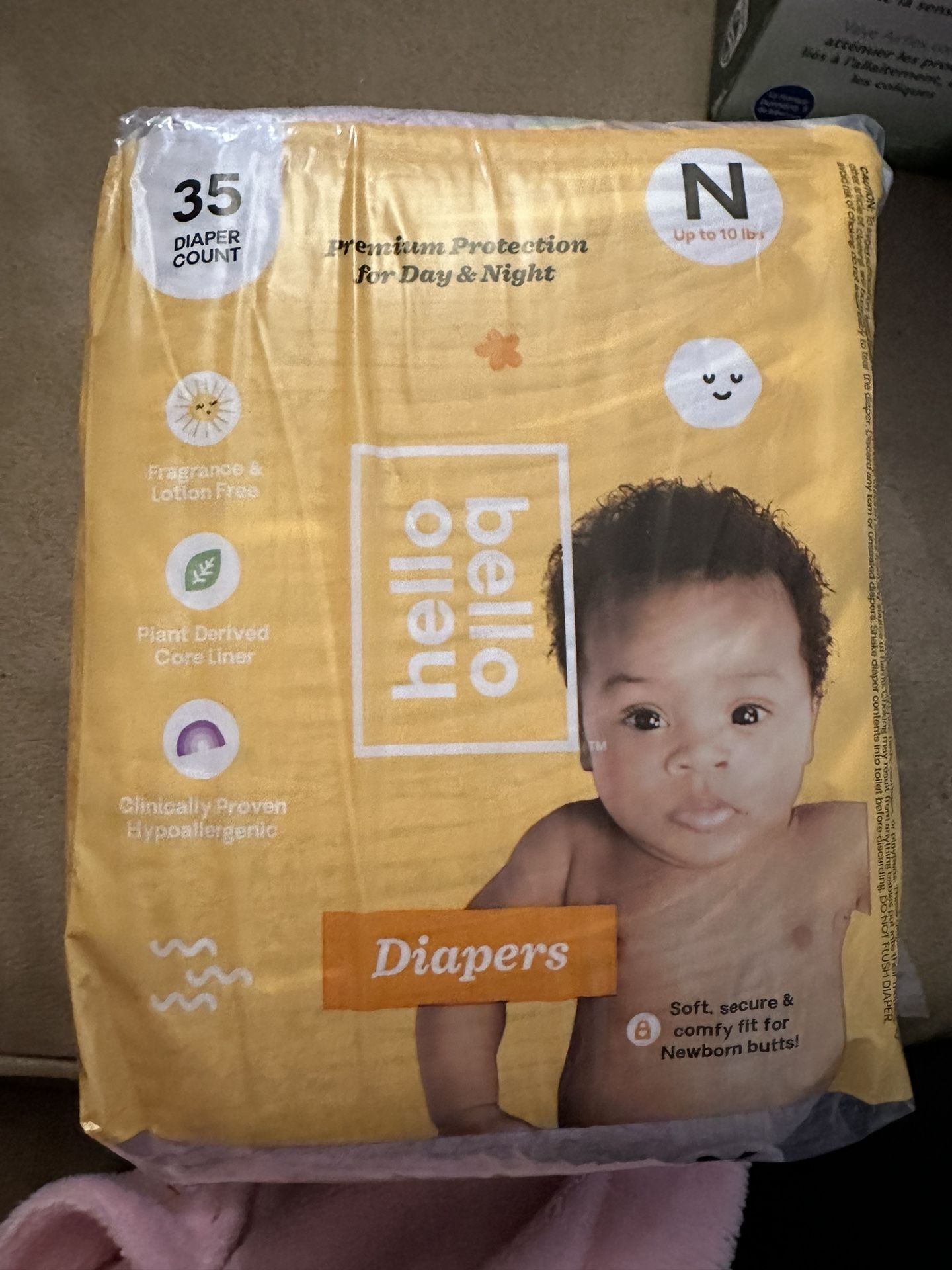Hello Bello 35 Count Unopened Newborn Diapers 