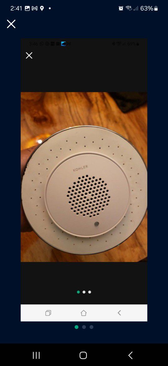 Kolher Shower With Bluetooth Speaker