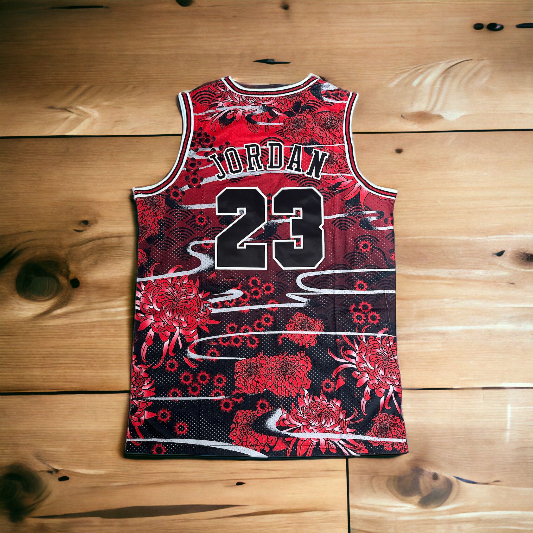 Chicago Bulls Michael Jordan 23 Basketball Jersey 1998 Retro Size XL Men Red