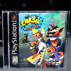 Crash Bandicoot 3 - Warped - Black Label, 3D Hologram Lenticular Cover (PS1)  *TRADE IN YOUR OLD GAMES FOR CSH OR CREDIT HERE/WE FIX SYSTEMS*