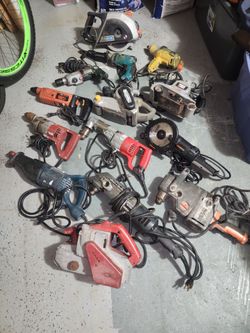 Lot of large/heavy duty corded power tools FLASH SALE!