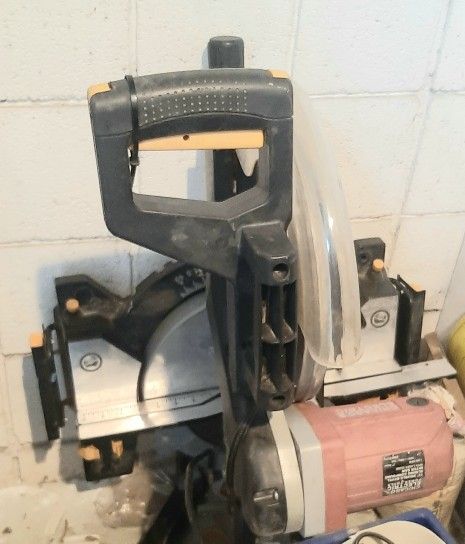 Used Chicago Electric 12 inch sliding compound miter saw