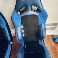 Blue Status Seats Custom 