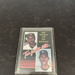 “Two For The Title” Mattingly & Winfield