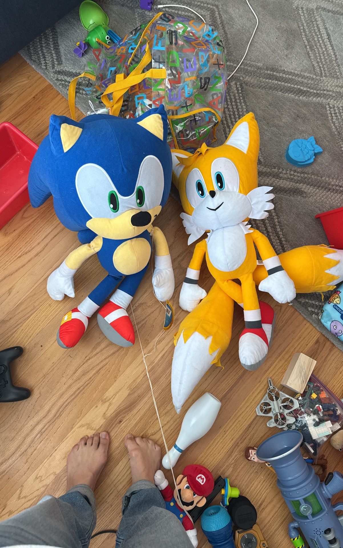 Sonic And Tails Large 24” Plush