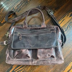 Kodiak Leather Messenger Bag