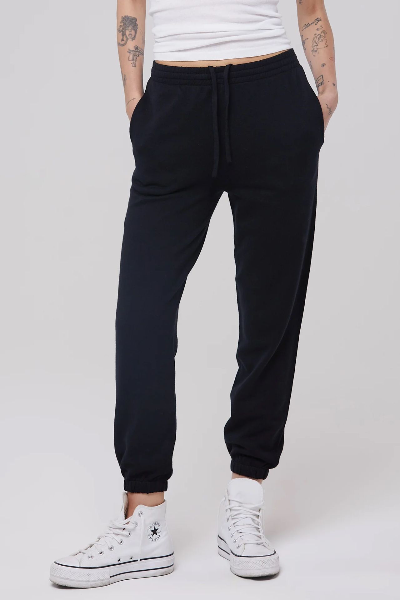 Saks Fifth Black Cashmere Joggers