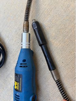 WEN Rotary Tool with Flexible Shaft Attachment – Variable Speed Rotary Grinder
