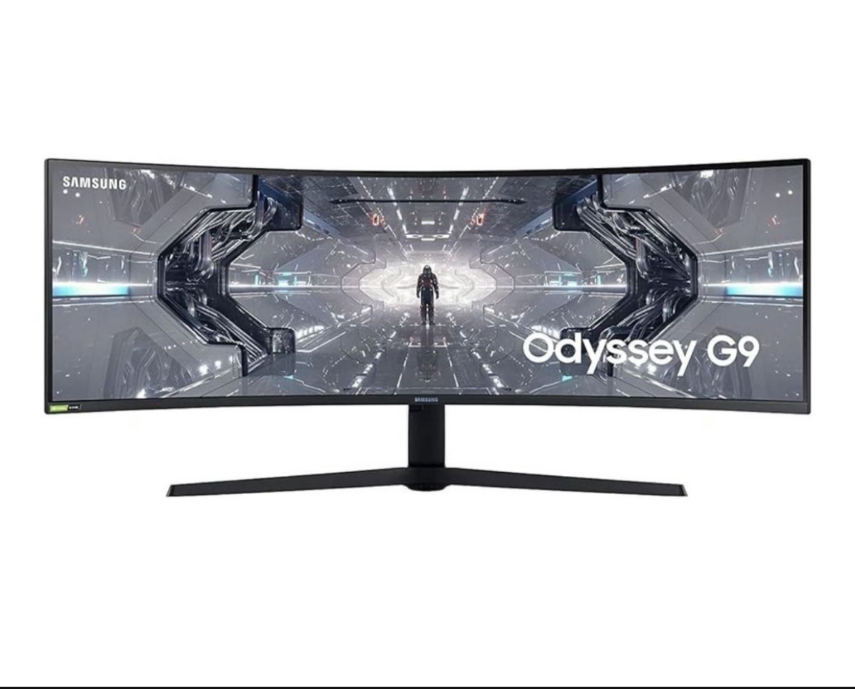 SAMSUNG 49" Odyssey G9 Gaming Monitor, 1000R Curved Screen (2021)