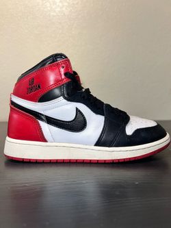 Air Jordan 1 Retro High OG 'Black Toe Reimagined' Size 4.5y