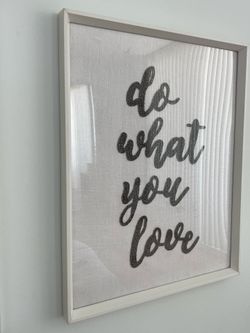 RH TEEN Metallic Bead Quote Art - Do What You Love