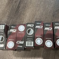 Golf Balls New Wilson 50  ELITE 9 Pack $30