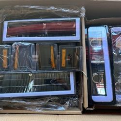 94-98 Chevy Gmc CK Obs LED DRL Headlights Luces Micas Calaveras Faros Faroles Focos Chevy Headlamps 