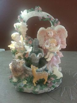 Ceramic Angel Fountain