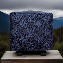 Louis Vuitton Black Men's Monogram Multiple Fold Wallet