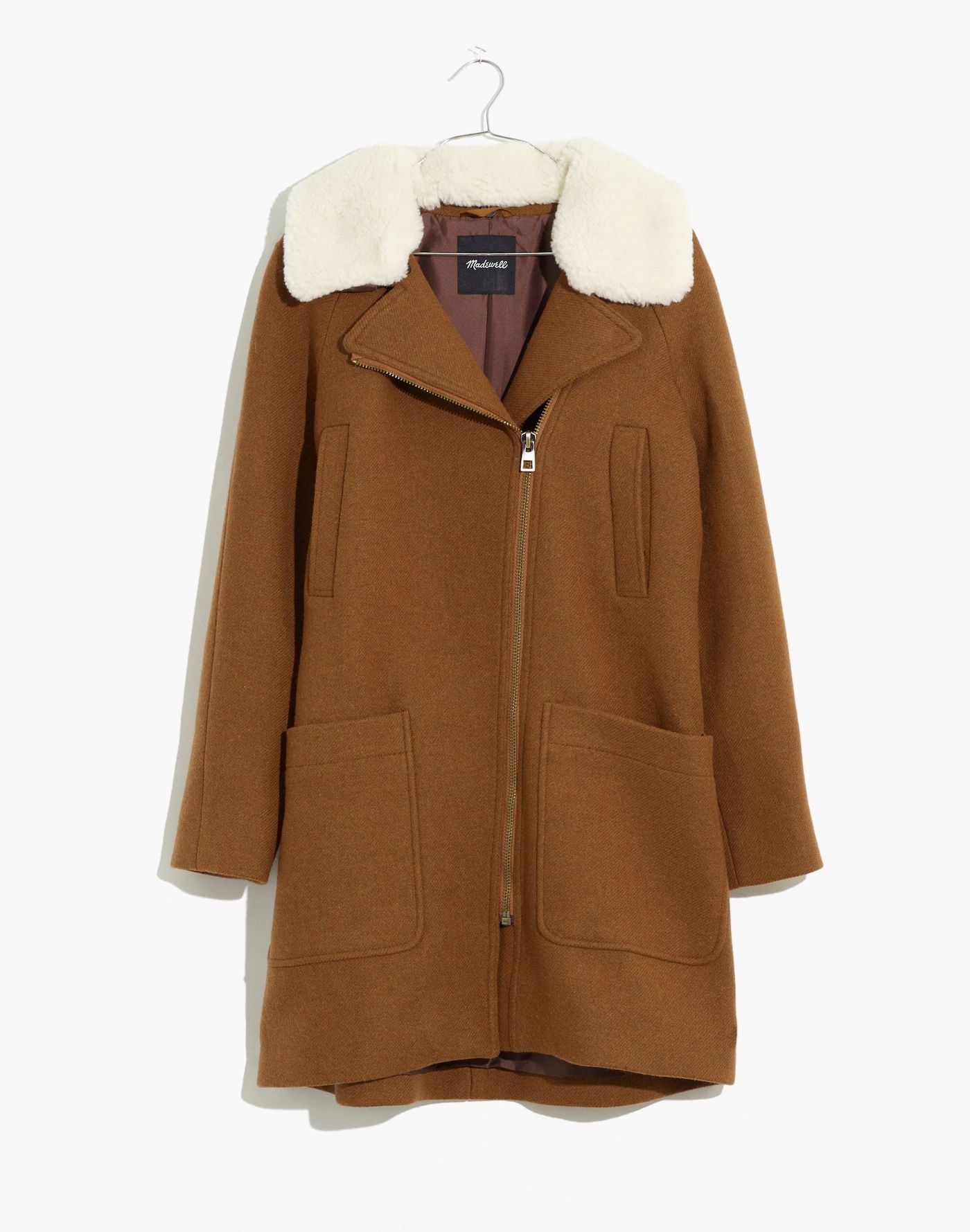 Madewell Eldridge Insuluxe Wool Overcoat Size M
