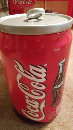 Coca-Cola Can cookie jar 10 1/4"