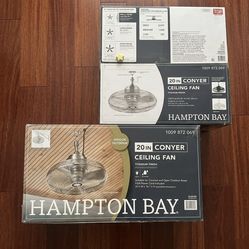 Hampton Bay Conyer 18 in. Indoor/Wet Outdoor 3-Speed Fan/ ventilador