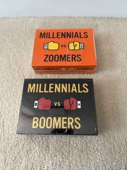 NEW - Millennials vs Boomers and Zoomers Trivia Games