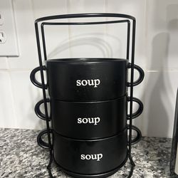 Stackable Ceramic Bowls